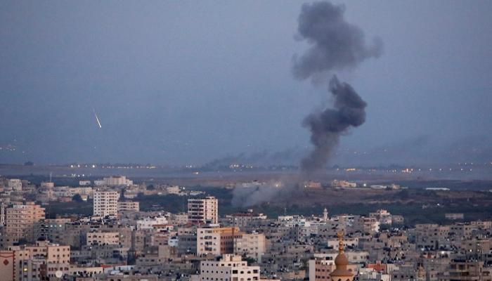 غزة قصف /صحيفة المنتصف