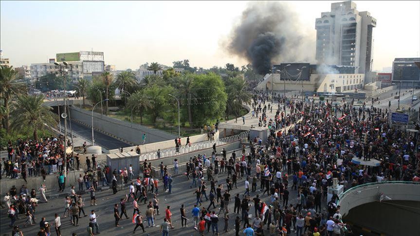 مظاهرات بغداد /المنتصف