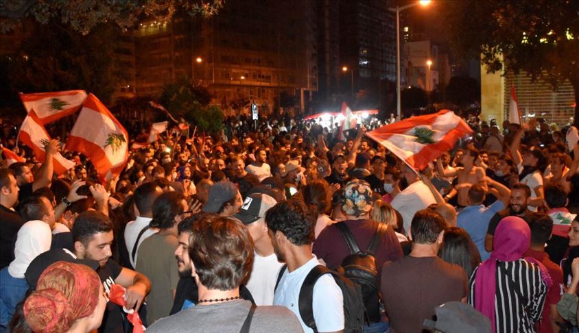 احتجاجات لبنان -المنتصف