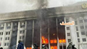 كازاخستان احتجاجات - المنتصف