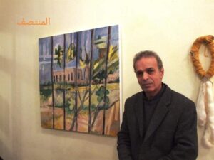 الفنان إبراهيم حجازي - المنتصف