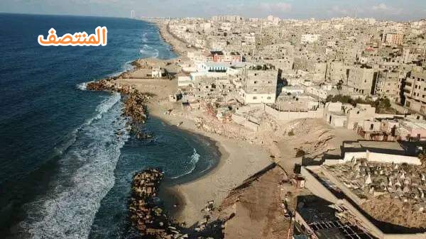 شاطئ غزة - المنتصف