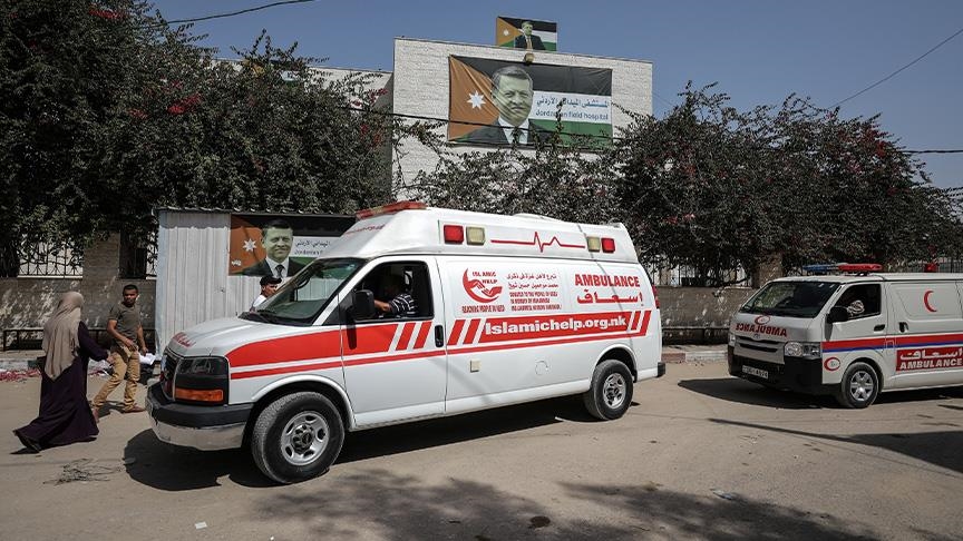 المستشفى الأردني بغزة - المنتصف