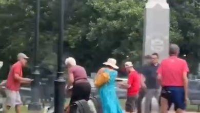 هجوم على متظاهرين مؤيدين لإسرائيل -المنتصف