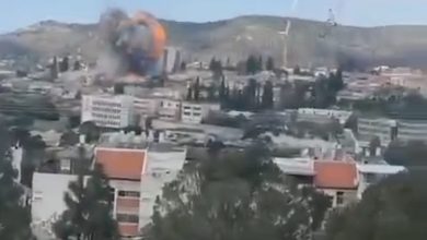 سقوط صاروخ إيراني في إسرائيل -المنتصف