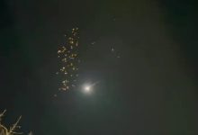 صواريخ إيرانية تجاه إسرائيل - المنتصف