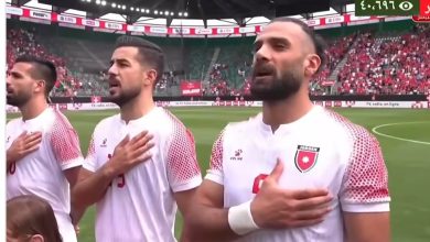 المنتخب الأردني - المنتصف