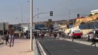 مهاجرين مغاربة الى إسبانيا -المنتصف